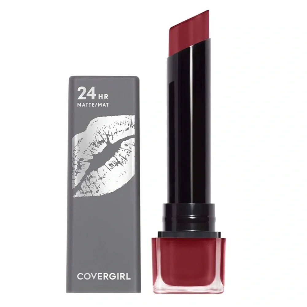 COVERGIRL Exhibitionist Ultra-Matte Lipstick, Soloist 690